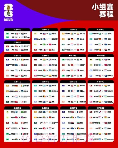2026世界杯足球赛全面展望与精彩赛程